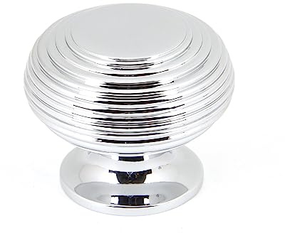 From the Anvil Polished Chrome Beehive Cabinet Knob 40mm