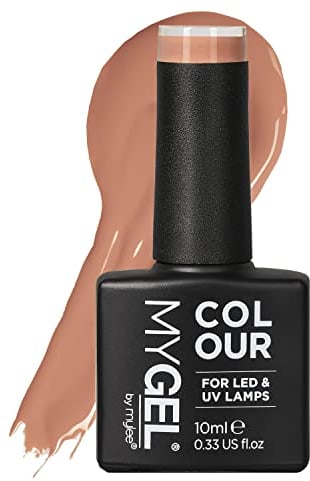 Mylee Gel Nail Polish 10ml [Caramel ] UV/LED Soak-Off Nail Art Manicure Pedicure for Professional, Salon & Home Use [Nudes Range] - Long Lasting & Easy to Apply