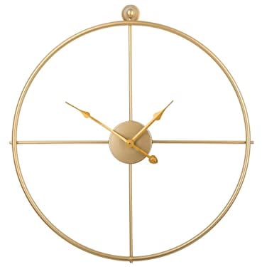 Minimalistische Wanduhr gold Zuchwil