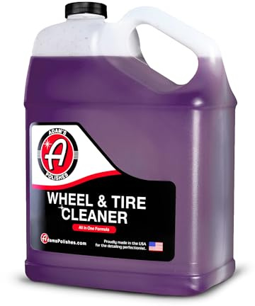 Adam's Polishes Wheel & Tire Cleaner Gallon - Professional All in One Tire & Wheel Car Wash Wheel Well Cleaning Spray for Car Detailing | Safe On Most Rim Finishes