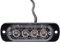 LED Stroboscope, Camion 12V 24V 4 LED Stroboscopique Grille Stroboscopique Grille Clignotante Lightbar Camion Voiture Balise Orange Jaune Blanc Feu