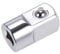 sourcing map Buchsenadapter und Reduzierstück 1/4-Zoll-Buchse auf 1/2-Zoll-Stecker Cr-V Stahl
