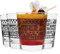 Libbey Tiki Rocks Gläser Set Vintage Style Glaswaren Trinkgläser 4er Set Exotische Spülmaschinenfeste Gläser für Hinterhof Luau oder Pool Party