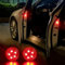 Led car door warning lights, 2X car door warning light waterproof led anti-collision lights bulbs auto warning lamp red stop