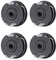 4 Stücke Spulen für Bosch Art 24 27 30 30-36 LI Rasentrimmer Trimmerfaden Ersatzspule 6M F016800351