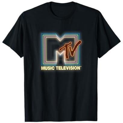 MTV Neon Sign Logo T-Shirt