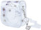 ASHATA PVC Transparent Camera Bag,Daisy and Starry Camera Case Storage Bag,Detachable Cover with Adjustable Shoulder Strap for Mini 11/9/8 Camera(Purple)
