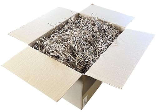 5kgs - 100% FSC recycled 3.8mm shredded brown kraft paper - hamper gift box filler