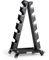 LIONSCOOL Dumbbell Rack Stand, 3/4/5/6 Tier A-Frame, Heavy Duty Dumbbell Holder, Portable Weight Rack for Home Gym (Stand Only) (Medium 5-Tier)