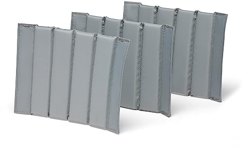 Lowepro Universal Dividers Kit Small with Recycled Fabrics, Dividers for Camera Bags for Reflex and Mirrorless, Kit 3 S Pieces, Grey