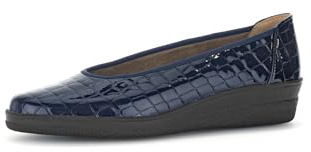 Gabor Damen Klassische Ballerinas, Frauen Flats,Ballerina-Schuhe,Ballett-Schuhe,Ballet-Flats,flach,Ausgehschuhe,Abendschuhe,Ocean,42.5 EU / 8.5 UK