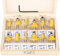 TOWOLYS 12pcs router bits set 1/4 Inch Shank,6.35MM Tungsten Carbide Tipped Router Bit Set