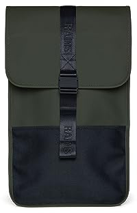 RAINS Rucksack Trail grün camouflage für Damen und Herren, grün, Einheitsgröße