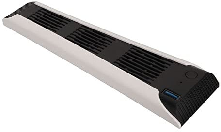 Ventilador de Refrigeración PS5, Reemplazo de Ventilador PS5, Equo con Tres Ventiladores, Tamaño Compacto, Fuente de Alimentación de Puerto USB, Funcionamiento Silencioso