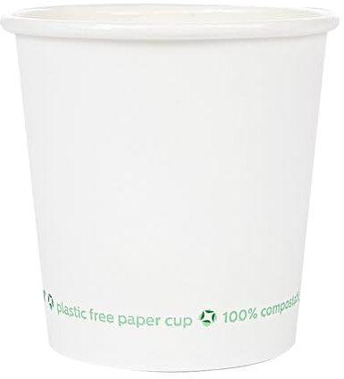 García de Pou 50 Unités - Gobelets Boissons Froides et Chaudes 1 Paroi Espresso 70 ml 190 g/m2 5/3,5 x 4,9 cm Blanc Carton