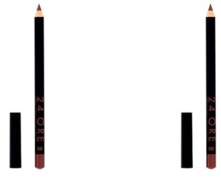 Deborah Milano - Matita Labbra 24 Ore N.04 Rosewood con Vitamina E, a Lunga Durata e Antisbavature, Alta Precisione e Ultra-pigmentata, Dona Morbidezza e Idratazione, 0.1 gr (Confezione da 2)