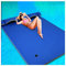 Llchaensc Wasserhängematte, Wasserliege, Schwimmmatte Schwimmfloß, Schwimmender Teppich, Schwimmende Wasser Bett Schwimminsel,Blau,180X80X3.3cm