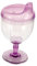 SHOWERORO Gobelet Tasse à Vin Pour Bébé - Bouteille D'eau, Verre à Pied Pour Tout-petits, Tasse D'entraînement - Plastique Violet/Mauve