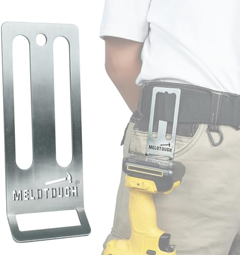 'MELOTOUGH Drill Belt Holder,Drill Holder for Tool Belt,Drill Holster,Tape Measure Holder(Fits Up to 2.7'' Belt)'