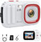 Vintage Digital Camera - 72MP, 2.5K, 16X Zoom, Auto Focus - Ideal Retro Gift for Kids, White