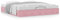 vidaXL Ottoman Bed Frame - Pink Velvet, Storage Bedstead with Hydraulic Lift, 200x200 cm, Double Size