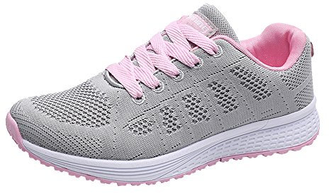 2025 Ladies Trainers Wide Fit Wedge Athletic Sneakers Casual Fashion Non Slip Walking Shoes Lightweight Low Top Soft Sole Slip on Womens on Trainers Grey 4