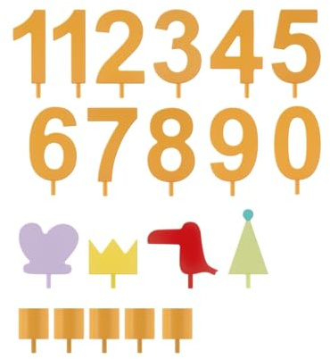 REMEMBER Geburtstagszug Animals, B 60 x T 6 x H 11.4 cm (alle Elemente zusammengesetzt), MDF/Stahl/Holz/Baumwolle/Polyester – bunter Geburtstagszug mit Tiermotiven für Kindergeburstag