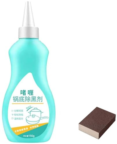 Gel Cleaner for Pots and Pans, Gel Cleaner for Cookware Bottom, Pot Bottom Cleaning Gel, Stainless Steel Cleaner, Powerful Stainless Steel Cookware Cleaning Paste (1Pcs)