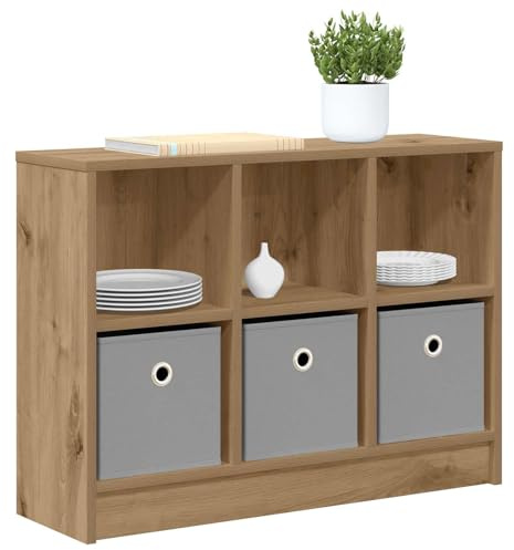 vidaXL Sideboard Artisan-Eiche 73,5 x 22,5 x 53,5 cm