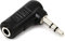 Hosa GMP-272, Right-angle Adaptor, 3.5 mm TRS to 3.5 mm TRS