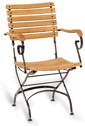 Sonnenpartner OXFORD Klappsessel Eisen und Teakholz