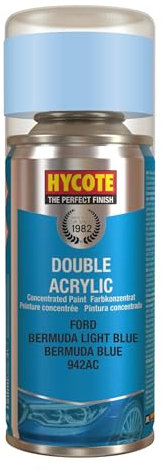 Hycote XDFD204 Double Acrylic Spray Paint for Ford 150 ml - Bermuda Light Blue