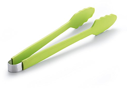 LotusGrill Grillzange Limettengrün! Speziell entwickelt für den raucharmen Holzkohlegrill/Tischgrill