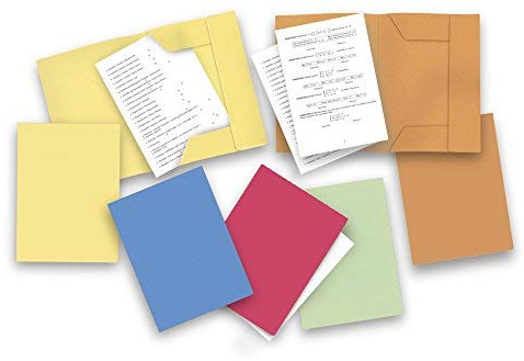 Pigna, 50 Aktenordner 3 Klappen ohne Druck, Eco Line, 24,5x34,5 cm, 180 g/m², Farbe Grün