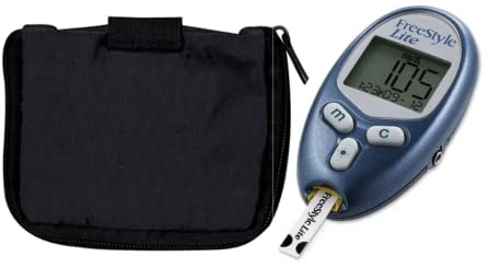 Abbott Freestyle Lite Blood Glucose Meter with Case