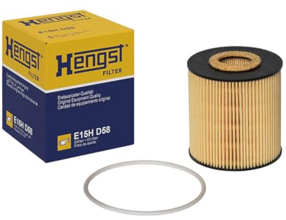 HENGST - Ölfilter E15H D58 - Öl-Filtereinsatz für KFZ | Hochwertiger Motorölfilter für KFZ mit Otto- oder Dieselmotor - Robuster Ölfilter mit hoher Schmutzaufnahmefähigkeit