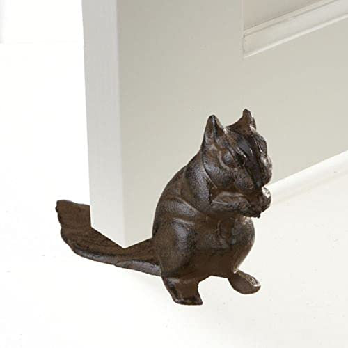 Cast Iron Brown Chipmunk Door Stop