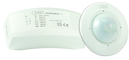 Orbis OB134512 Dicromat plus CR 230 Volt detector de movimiento incorporado para interior
