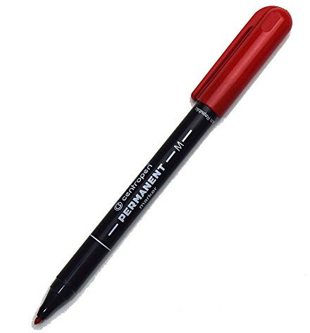 CENTROPEN sentoropenpa-manento Permanentmarker, Medium, 1,0 mm, Rot