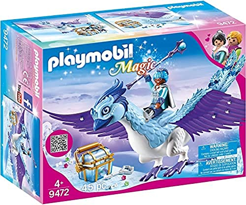 Playmobil 9472 Gardienne et Phénix Royal - Magic - avec Un Personnage, Un Phénix, Une boîte à Bijoux et des Accessoires pour orner Le Plumage du phénix - Histoire & Imaginaire - Dès 4 Ans