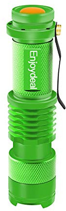 XUPHINX Mini Flashlight,Q5 LED 1200 Lumen AA/14500 Ultra Bright, Portable Torch Light For Cycling/Camping/Hiking,Green