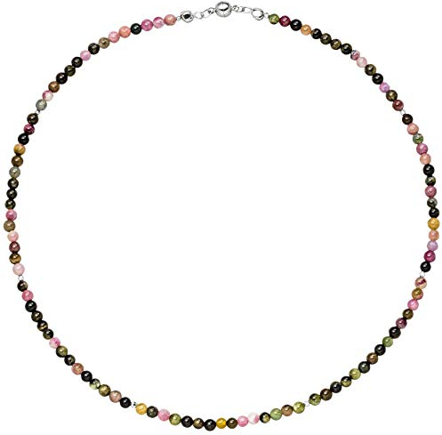 Jobo Damen-Halskette mit Turmalin und Hämatin 45 cm