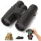 C-eagleeye HD Fernglas für Erwachsene Kinder(10x42) IPx7 Professionell Wasserdicht und Nebelfest, Inkl.Tragetasche,Tragegurt und Smartphone-Adapter,Kompakte Fernrohr für Jagd, Wandern