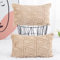 Madizz 2er Set Sanft Plüsch Kurze Wolle Samt Dekorativ Zierkissenbezüge Luxus Stil Kissenbezug für Sofa für Schlafzimmer Khaki 40x60 cm Rechteckig