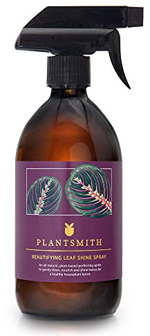 Plantsmith Beautifying Leaf Spray, Indoor House Plant Natural Conditioning Mist Gently Cleanses & Nourishes Plants – 500ml Mist