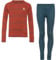 Odlo Kids Active WARM ECO Funktionsunterwäsche-Set, Blue Wing Teal - Ketchup
