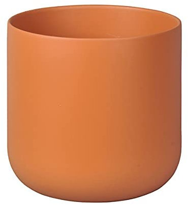 SMPLY. Macetero Decorativo de Terracota Redondo para Plantas Interior y Exterior Ideal para Terrazas y Jardínes 15 x 15 cm