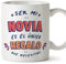 MUGFFINS Tazas para NOVIA - En Español - Soy el único regalo que necesitas - 11 oz / 330 ml - Regalo original y divertido