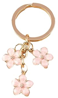 1 Pièce Porte Clés Fleur De Cerisier Porte Clés Décoratifs Pour Filles Meilleurs Cadeaux Pour Femme Accessoires De Sac À Main Cadeaux De Noël Idées Cadeaux Personnalisées