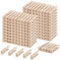 TAICHEUT 200 PCS 7.2cm/2.8 Inch Wooden Clothes Pegs, Large Wooden Laundry Clips, Wood Peg Clothespins for Washing Line, DIY Crafts
